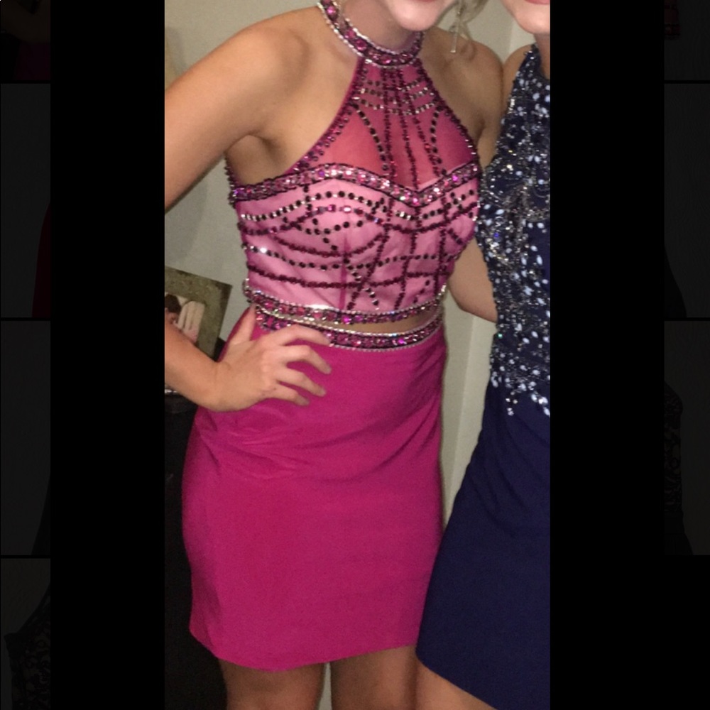 Two piece mini dress